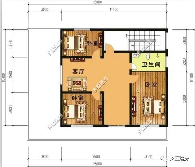 兩款二層別墅小洋房設計圖，造型新穎獨特，美觀大氣，新農(nóng)村建房的代表