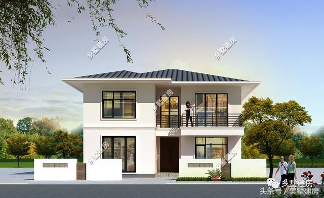 2款極簡(jiǎn)風(fēng)農(nóng)村別墅設(shè)計(jì)圖，充分體現(xiàn)出現(xiàn)代時(shí)尚感，現(xiàn)在年輕人的最愛