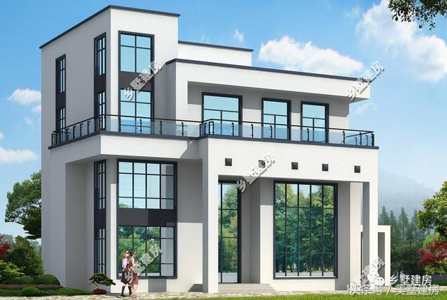 2款極簡(jiǎn)風(fēng)農(nóng)村別墅設(shè)計(jì)圖，充分體現(xiàn)出現(xiàn)代時(shí)尚感，現(xiàn)在年輕人的最愛