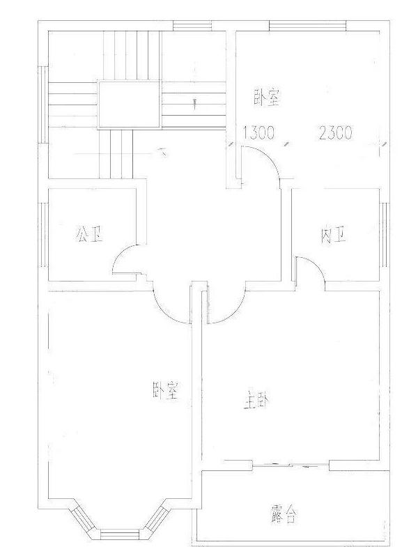 二層農(nóng)村自建房設(shè)計(jì)圖開間進(jìn)深8米×11.3米，采用磚混結(jié)構(gòu)，主體造價(jià)25萬左右