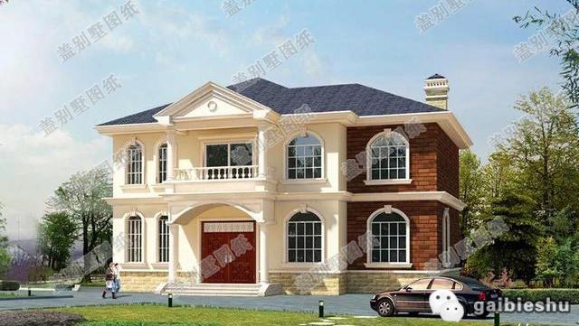 農(nóng)村二層房屋設(shè)計(jì)圖開間進(jìn)深13米×10米，占地面積142平，適合老人居住