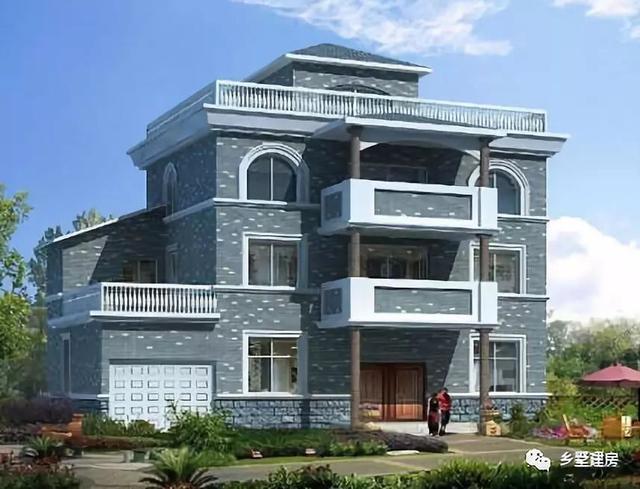 三層農(nóng)村自建別墅豪宅，挑空大客廳+超大落地窗+旋轉(zhuǎn)樓梯，你夢(mèng)寐以求的都有