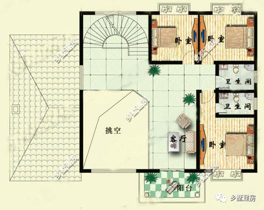 三層農(nóng)村自建別墅豪宅，挑空大客廳+超大落地窗+旋轉(zhuǎn)樓梯，你夢(mèng)寐以求的都有