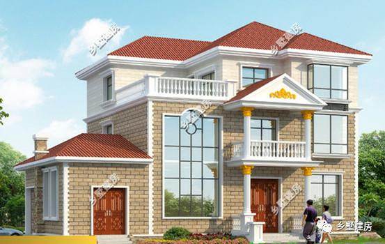 三層農(nóng)村自建別墅豪宅，挑空大客廳+超大落地窗+旋轉(zhuǎn)樓梯，你夢(mèng)寐以求的都有