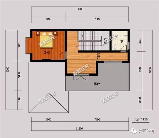 11X9米三層簡(jiǎn)歐式風(fēng)格別墅設(shè)計(jì)圖，帶飄窗和大露臺(tái)，是你喜歡的風(fēng)格嗎