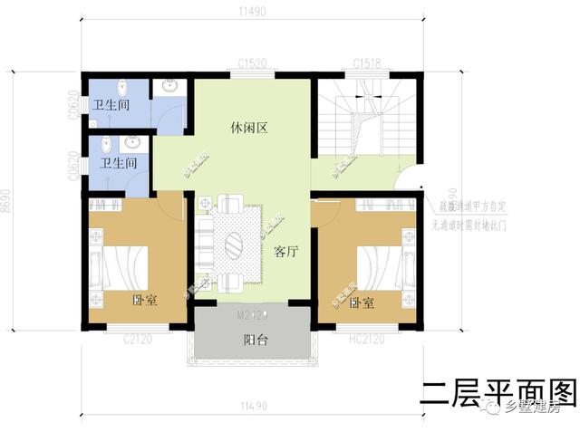 2款三層別墅戶型圖，內(nèi)部很實(shí)用，性價(jià)比超級(jí)高，造價(jià)不到30萬就能建起來了！