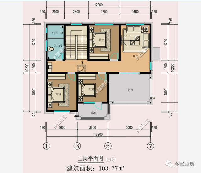 二層美式自建房別墅圖，時(shí)下最流行最受年輕人喜愛(ài)的別墅風(fēng)格
