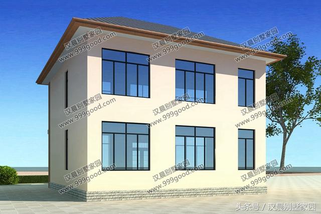 5款小戶型別墅設(shè)計圖，超低的建房成本，家家都能蓋得起