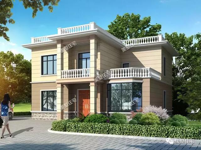 8棟120平左右農(nóng)村別墅圖，符合宅基地批準(zhǔn)，建成之后家人喜歡鄰里夸