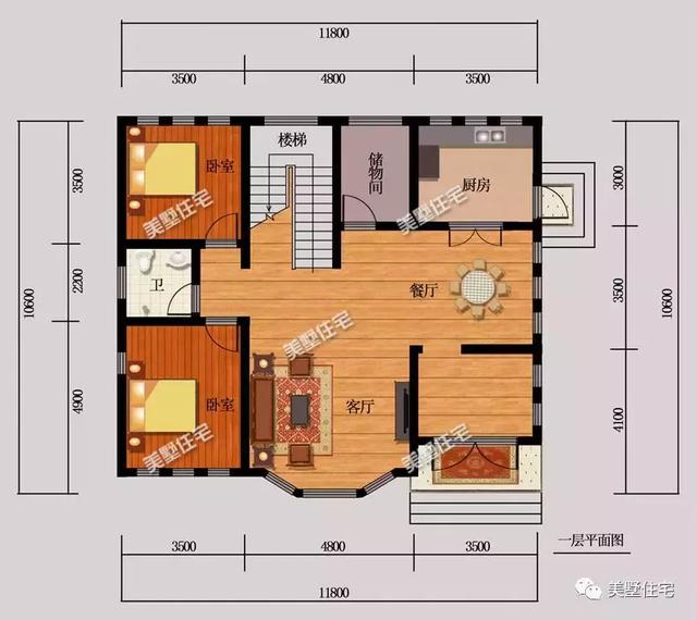 8棟120平左右農(nóng)村別墅圖，符合宅基地批準(zhǔn)，建成之后家人喜歡鄰里夸
