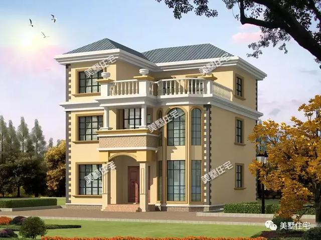 8棟120平左右農(nóng)村別墅圖，符合宅基地批準(zhǔn)，建成之后家人喜歡鄰里夸