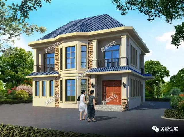 8棟120平左右農(nóng)村別墅圖，符合宅基地批準(zhǔn)，建成之后家人喜歡鄰里夸