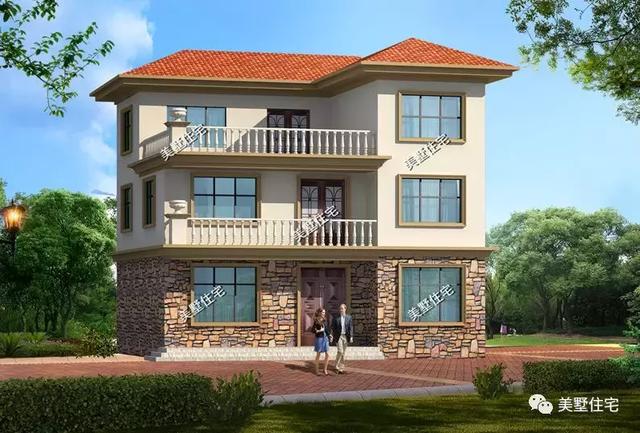 8棟120平左右農(nóng)村別墅圖，符合宅基地批準(zhǔn)，建成之后家人喜歡鄰里夸