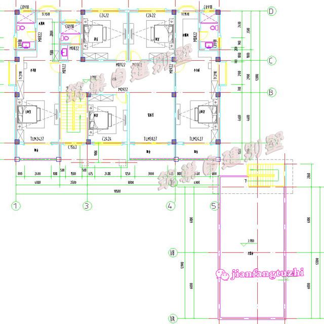 二層農(nóng)村自建別墅設(shè)計(jì)圖18x12米，室外廚房+外樓梯，造價(jià)只要40萬