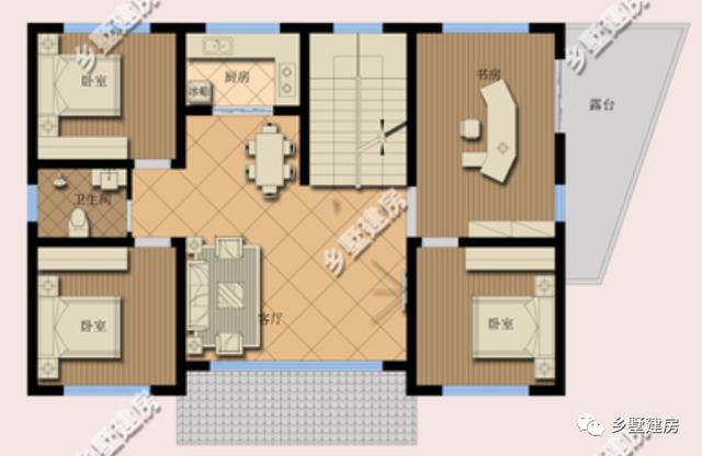 三款三層農(nóng)村自建別墅精品圖紙，棟棟都這么好看，真是藏不住的喜歡！