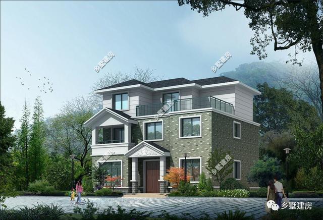 三款三層農(nóng)村自建別墅精品圖紙，棟棟都這么好看，真是藏不住的喜歡！