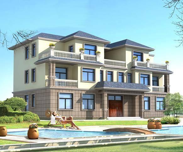 兄弟雙拼自建房，美觀大氣，戶型非常實用，看了真的好想回家建房！