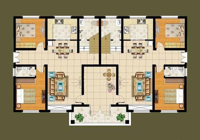 兄弟雙拼自建房，美觀大氣，戶型非常實用，看了真的好想回家建房！