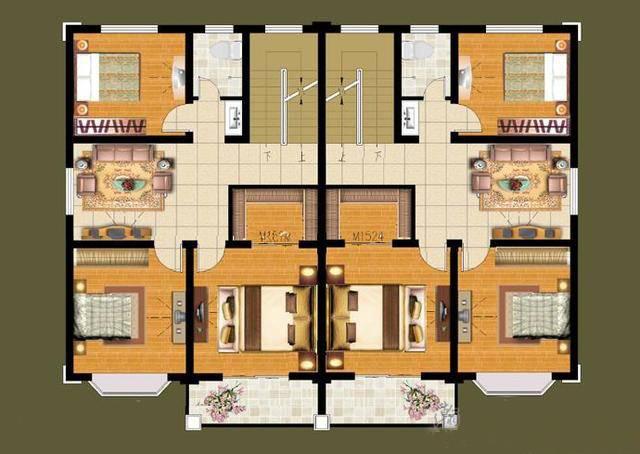 兄弟雙拼自建房，美觀大氣，戶型非常實用，看了真的好想回家建房！