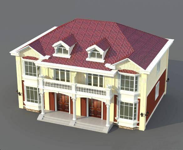 兄弟雙拼自建房，美觀大氣，戶型非常實用，看了真的好想回家建房！