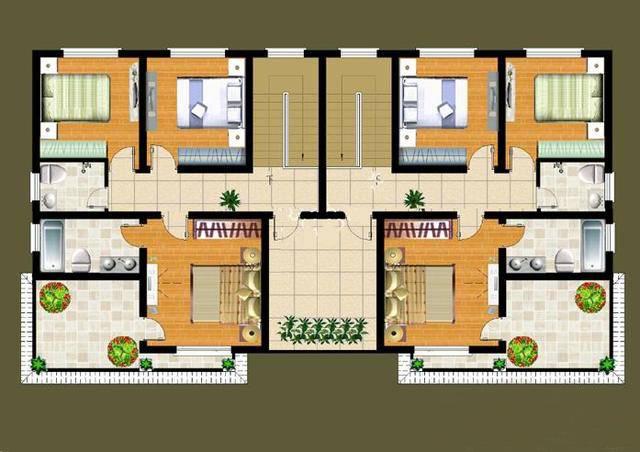 兄弟雙拼自建房，美觀大氣，戶型非常實用，看了真的好想回家建房！