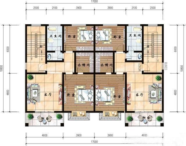 兄弟雙拼自建房，美觀大氣，戶型非常實用，看了真的好想回家建房！