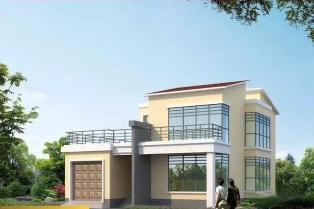 農(nóng)村自建房簡約風(fēng)別墅設(shè)計圖，成本相對降低，而且實用性比那些豪奢別墅也并不差太多