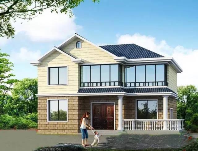 農(nóng)村自建房簡約風(fēng)別墅設(shè)計圖，成本相對降低，而且實用性比那些豪奢別墅也并不差太多