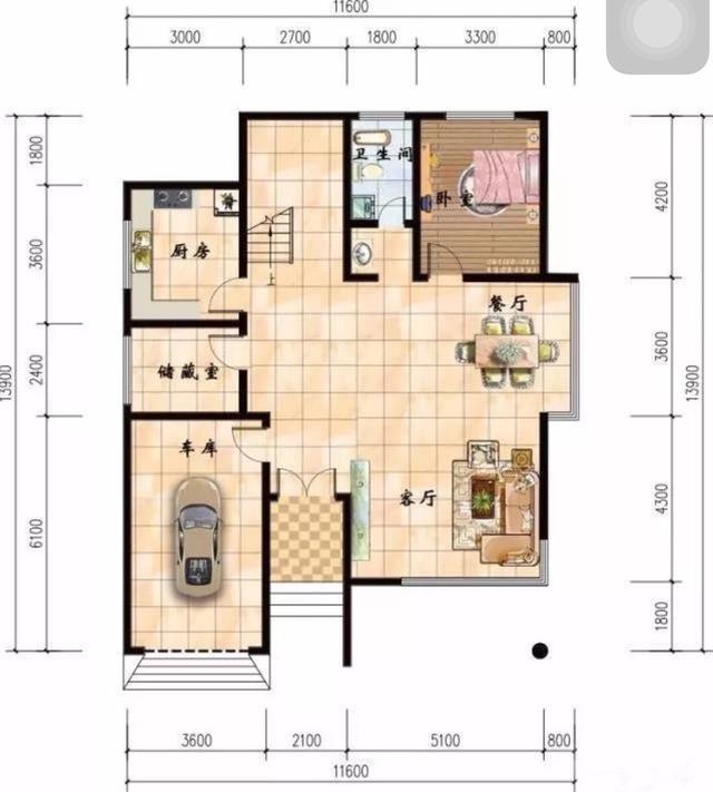 農(nóng)村自建房簡約風(fēng)別墅設(shè)計圖，成本相對降低，而且實用性比那些豪奢別墅也并不差太多