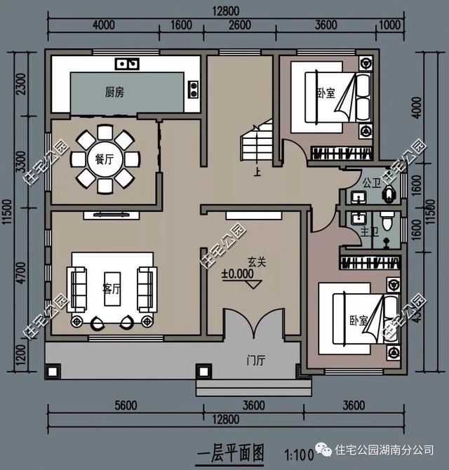 11×12米農村現(xiàn)代風別墅設計圖，大露臺、寵物間、小吧間都是當下室內設計的時尚新寵，年輕人的最愛