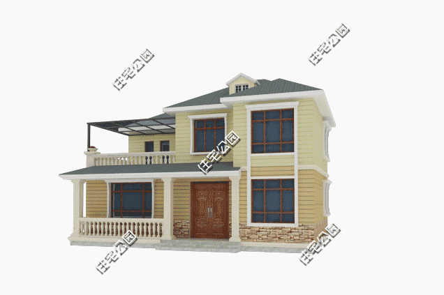 11×12米農村現(xiàn)代風別墅設計圖，大露臺、寵物間、小吧間都是當下室內設計的時尚新寵，年輕人的最愛