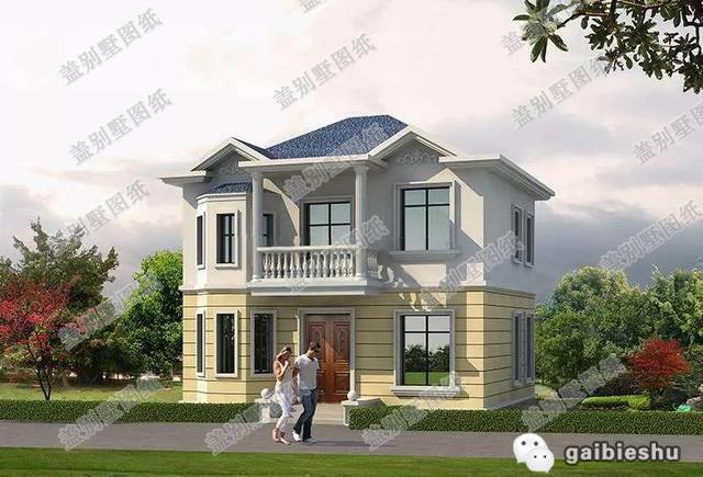 2款歐式風(fēng)格二層農(nóng)村房屋設(shè)計(jì)圖，不僅外觀精致漂亮，內(nèi)部布局更是經(jīng)濟(jì)適用