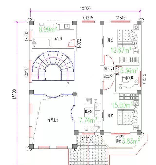 2款歐式風(fēng)格二層農(nóng)村房屋設(shè)計(jì)圖，不僅外觀精致漂亮，內(nèi)部布局更是經(jīng)濟(jì)適用