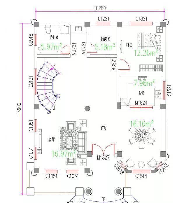 2款歐式風(fēng)格二層農(nóng)村房屋設(shè)計(jì)圖，不僅外觀精致漂亮，內(nèi)部布局更是經(jīng)濟(jì)適用