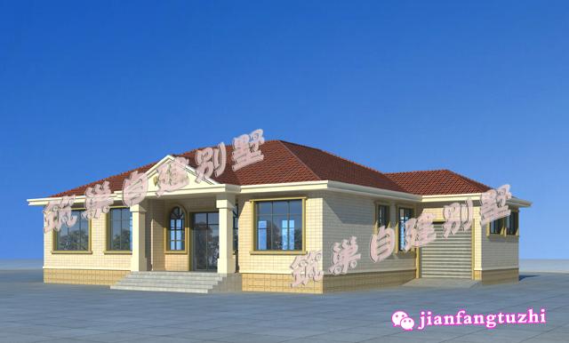 3款一層農(nóng)村平層別墅設(shè)計圖造價10多萬2廳4臥，既然是蓋一層，當然是怎么實惠怎么來