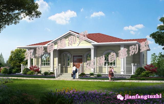 3款一層農(nóng)村平層別墅設(shè)計圖造價10多萬2廳4臥，既然是蓋一層，當然是怎么實惠怎么來