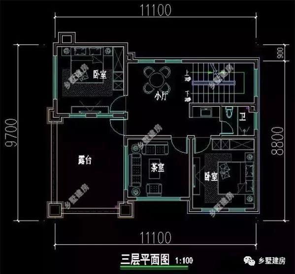 20萬建一棟三層別墅，豪華絕美落地窗，超大的實(shí)用露臺(tái)，羨煞眾人