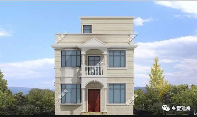 12mX10m的宅基地建一棟超美的二層別墅，設(shè)計(jì)好了不光好看，更有氣勢(shì)，城里人看了也只有羨慕的份