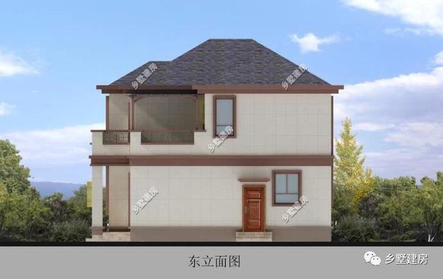 12mX10m的宅基地建一棟超美的二層別墅，設(shè)計(jì)好了不光好看，更有氣勢(shì)，城里人看了也只有羨慕的份