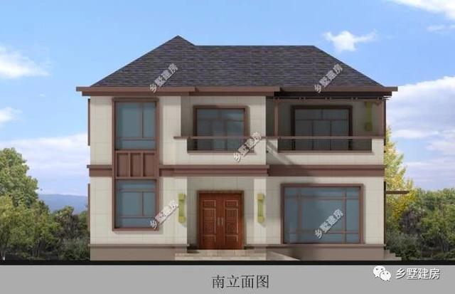 12mX10m的宅基地建一棟超美的二層別墅，設(shè)計(jì)好了不光好看，更有氣勢(shì)，城里人看了也只有羨慕的份