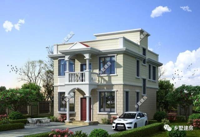 12mX10m的宅基地建一棟超美的二層別墅，設(shè)計(jì)好了不光好看，更有氣勢(shì)，城里人看了也只有羨慕的份