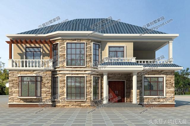 幾套開間16米的兩層自建房別墅，布局合理，功能齊全，外觀簡單大方，來看看有沒有符合你心意的