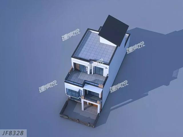 3款三層別墅戶型圖，專為農(nóng)村設(shè)計(jì)，外觀大氣內(nèi)部實(shí)用，造價(jià)不到40萬