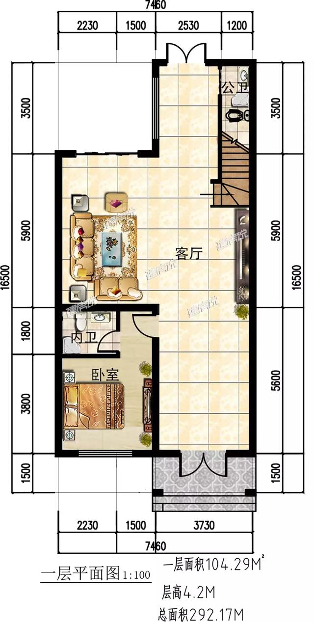 3款三層別墅戶型圖，專為農(nóng)村設(shè)計(jì)，外觀大氣內(nèi)部實(shí)用，造價(jià)不到40萬