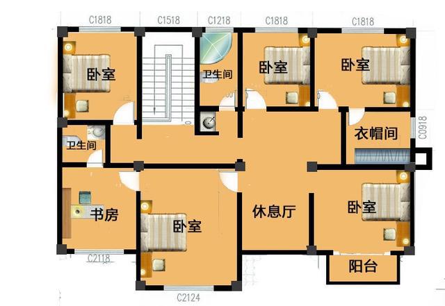 2款風格不同的進深10米左右二層農(nóng)村別墅戶型設計圖，馬上對比看看你更喜歡哪個戶型