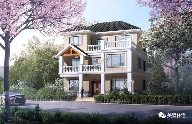 5套美式風(fēng)格別墅戶型圖，別人再也沒法說農(nóng)村房子不好看，這比城里的別墅美多了