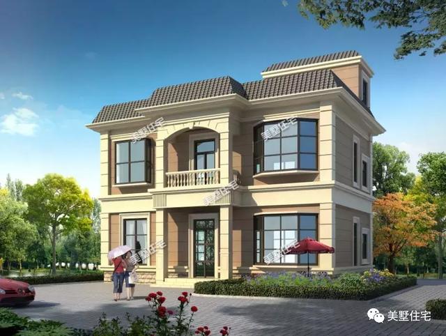 5套美式風(fēng)格別墅戶型圖，別人再也沒法說農(nóng)村房子不好看，這比城里的別墅美多了