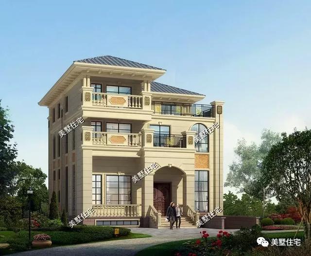5套美式風(fēng)格別墅戶型圖，別人再也沒法說農(nóng)村房子不好看，這比城里的別墅美多了