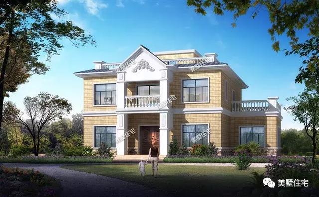 5套美式風(fēng)格別墅戶型圖，別人再也沒法說農(nóng)村房子不好看，這比城里的別墅美多了