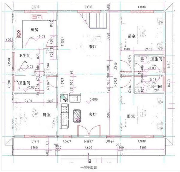12x11米經(jīng)濟(jì)實(shí)用二層別墅圖，平頂小別墅簡(jiǎn)約干練，不管什么風(fēng)格，和諧的就是最好的
